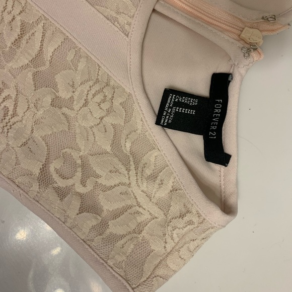 Pale Pink Lace Spring Summer Dress - Picture 4 of 4